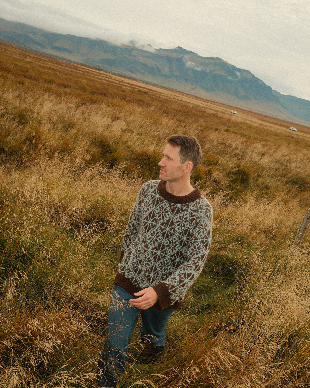 Haf Sweater Brown & Teal