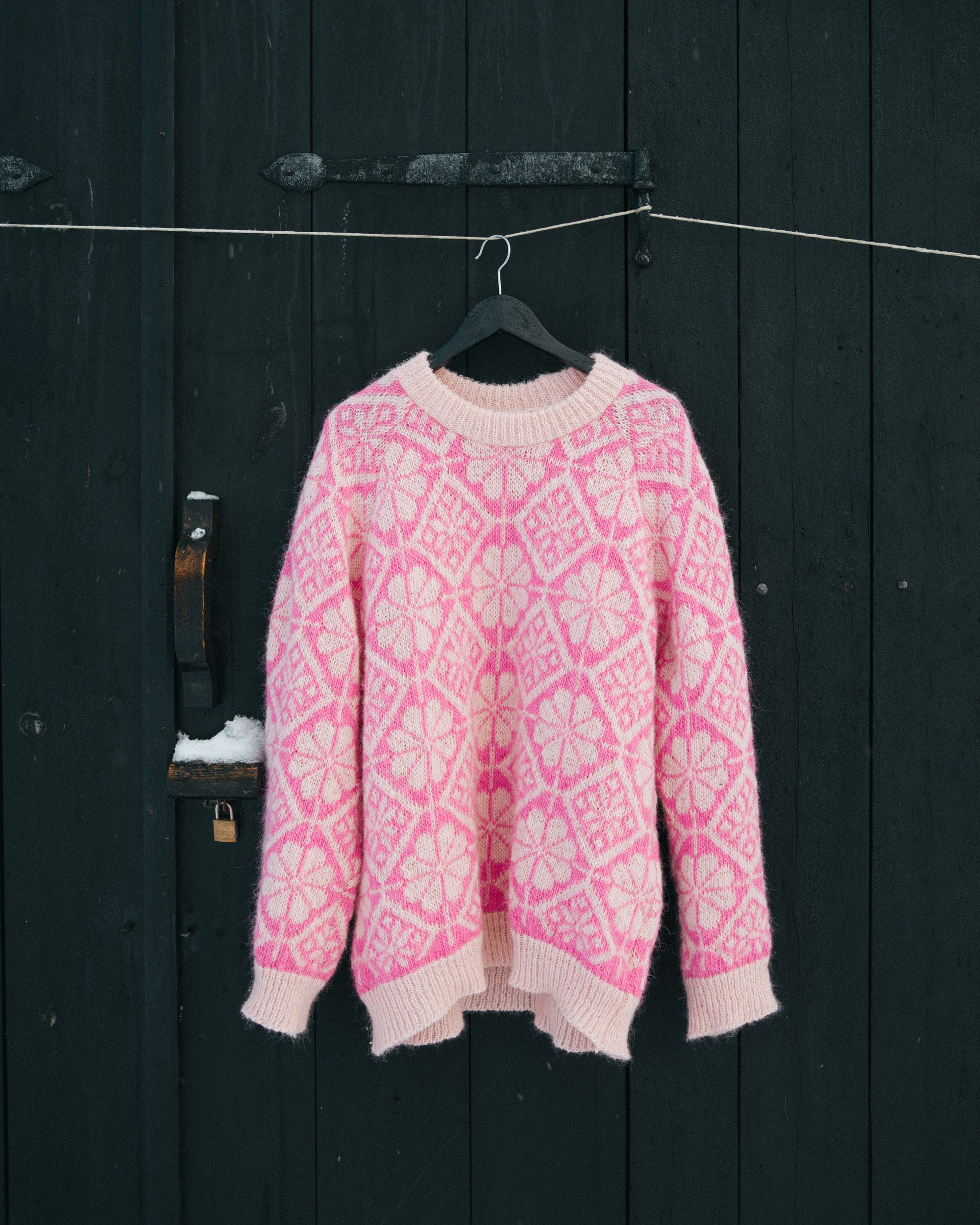 Saga Sweater Pink & Pink